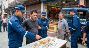 झ्याल नाप्ने वहानामा बालिका मात्र भएको घरबाट चोरी गर्ने र सुन किन्ने व्यवसायीसहित दुई पक्राउ